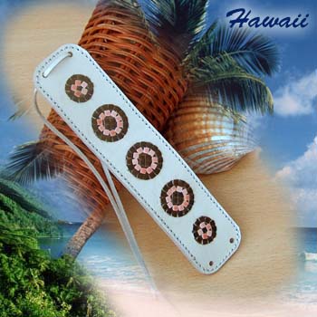 Bracelet Hawaii 3,5x15cm orange clair