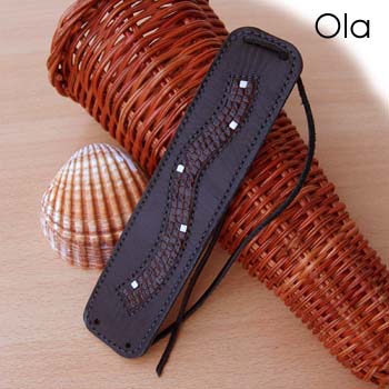 Bracelet Ola 3,5x15cm noir