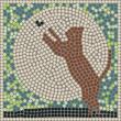 Complete Craft Mosaic Kit 7 inches (20cm) Playful kitten