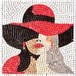 7inch 20cm No Cutting Upgraded Mosaic Art Kit Fiona