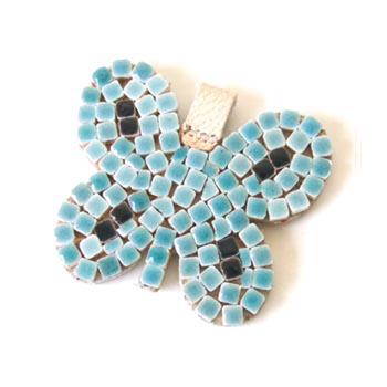 Butterfly turquoise blue