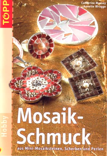 Mosaik-Schmuck aus Mini-Mosaiksteinen, Sherben und perlen