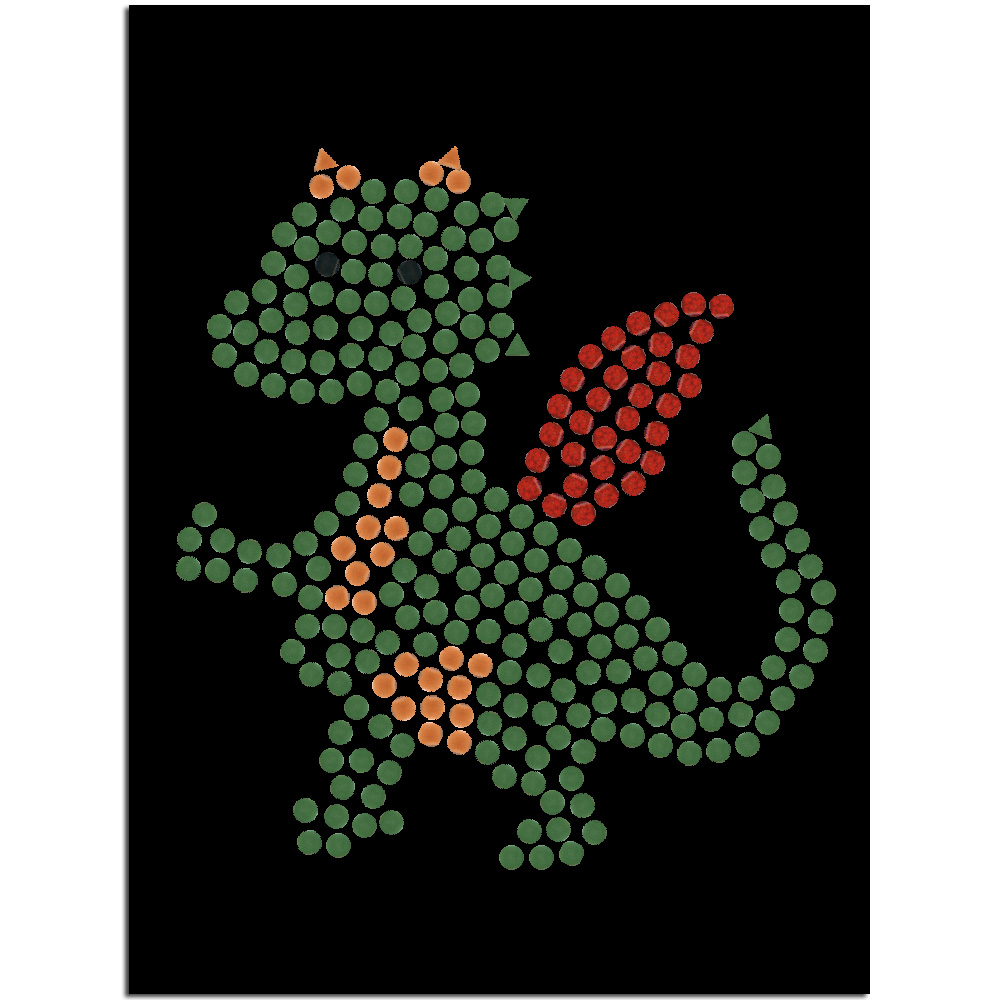 Creatief pakket, Makkelijk mozaek draak