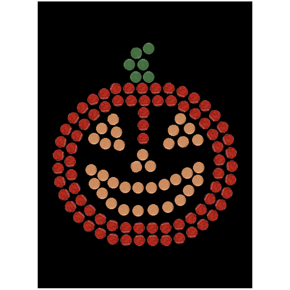 Kreativt kit Enkel mosaik Halloweenpumpa