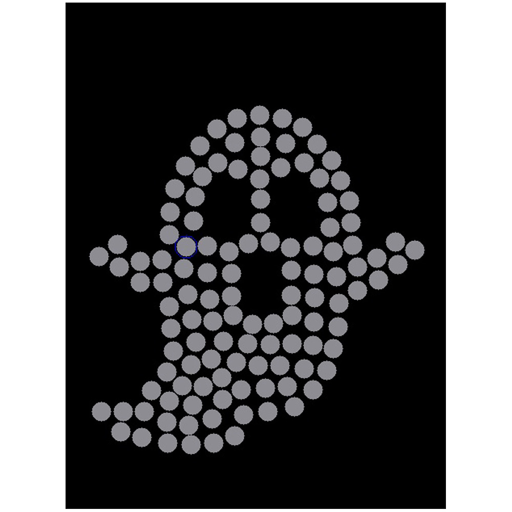 Kreativt kit Enkel mosaik Halloween-spke