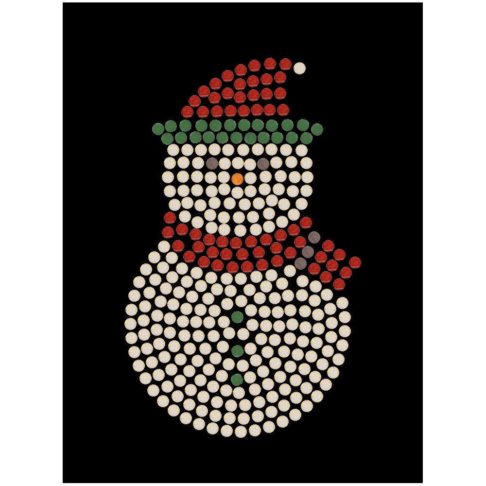 Kreativt kit Enkel mosaik sngubbe